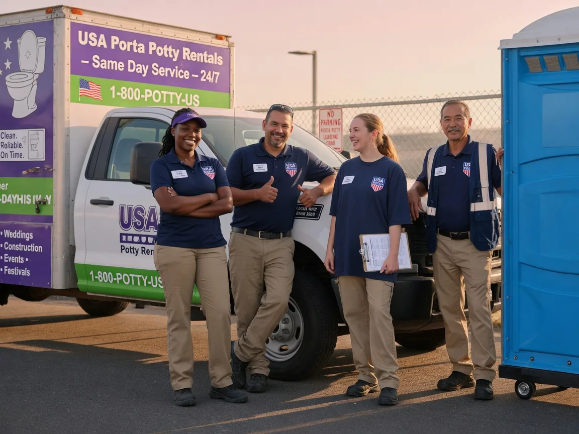 Porta Potty Rental company in De Berry, TX